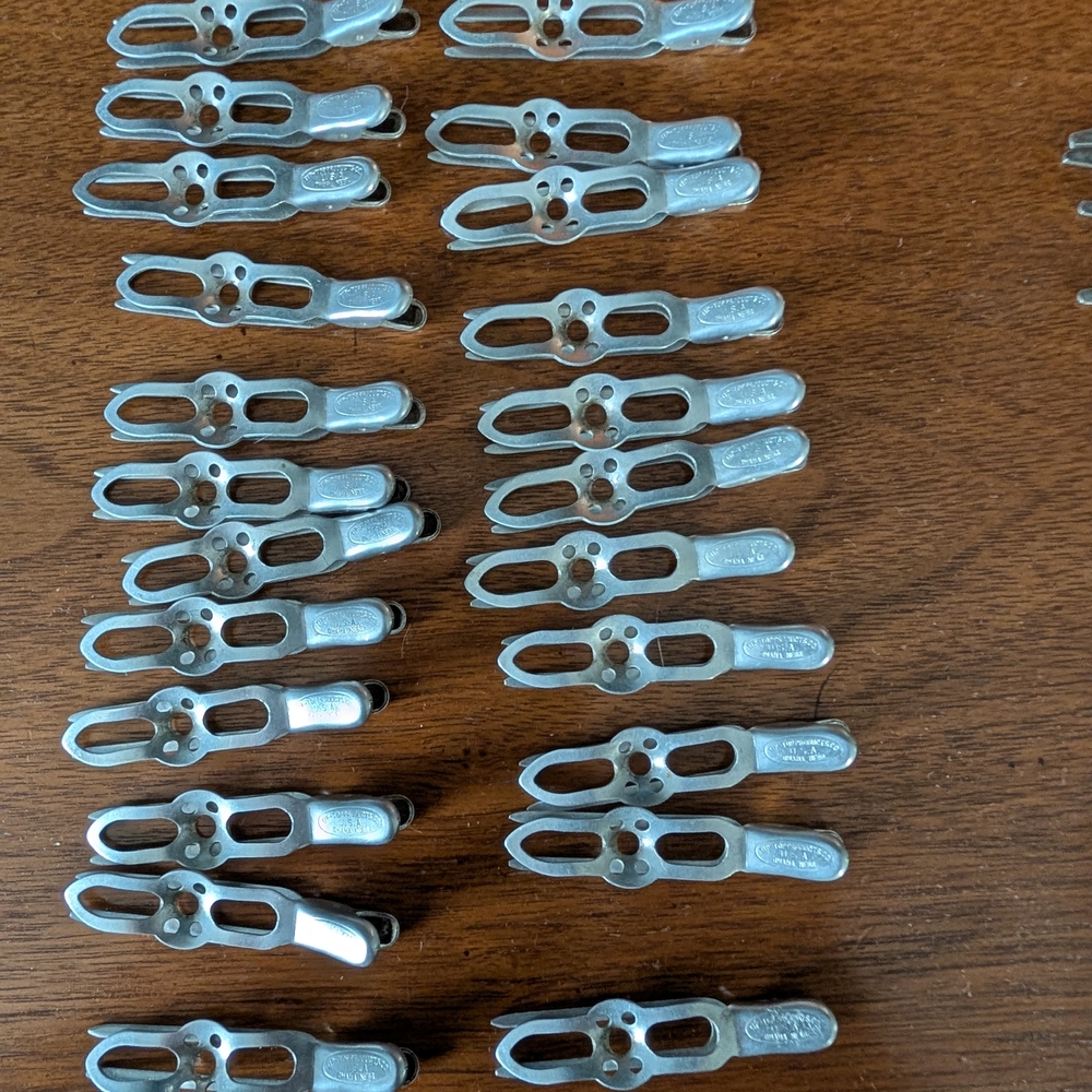 Silver Metal Clips